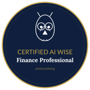 CERTIFIED AI WISE Finance Professional Badge