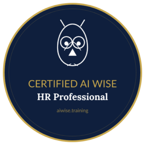 CERTIFIED AI WISE HR Professional Badge