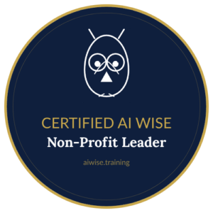 CERTIFIED AI WISE Non-Profit Leader Badge