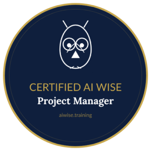 CERTIFIED AI WISE Project Manager Badge