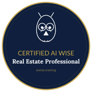 CERTIFIED AI WISE Real Estate Professional Badge